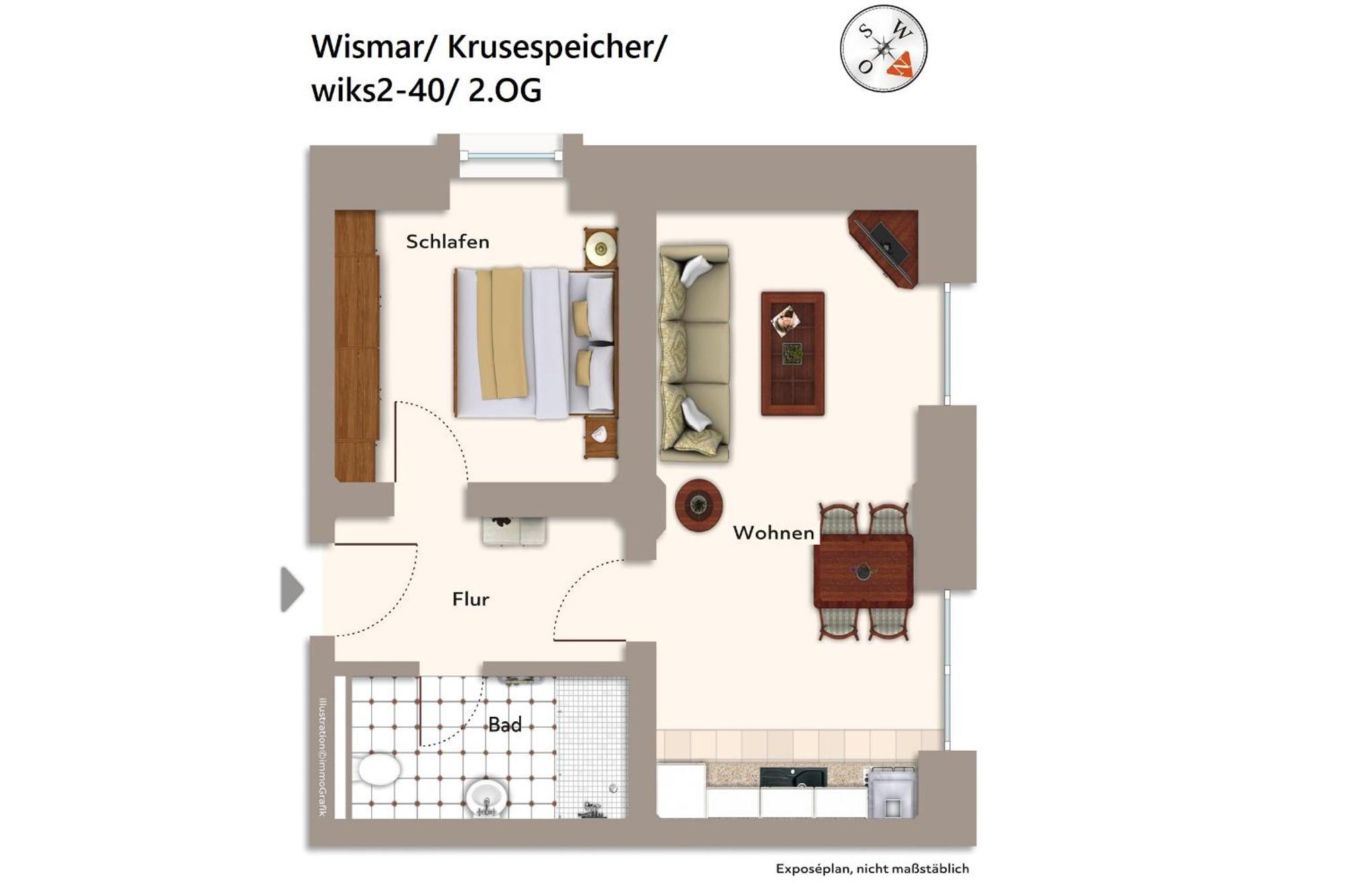 Krusespeicher Krusespeicher 2-40 วิสมาร์ ภายนอก รูปภาพ